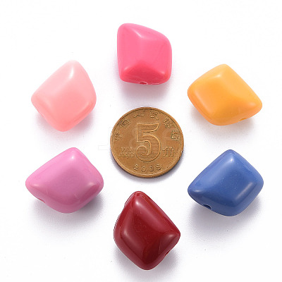 Opaque Acrylic Beads MACR-S373-15A-1