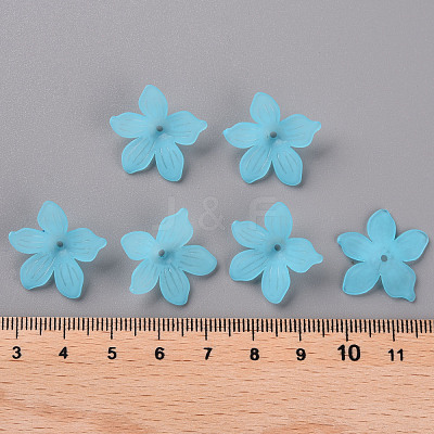 Frosted Acrylic Bead Caps MACR-S371-05A-755-1