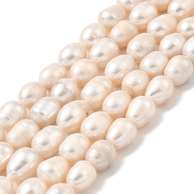 Natural Cultured Freshwater Pearl Beads Strands PEAR-I007-01F-02A-1