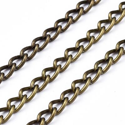 Iron Twisted Chains Curb Chains X-CHS003Y-AB-1