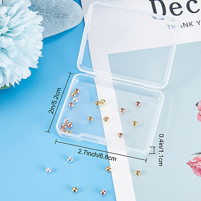 30Pcs 3 Colors 925 Sterling Silver Spacer Beads STER-BBC0001-30-1