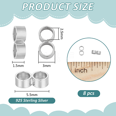 925 Sterling Silver Spacer Bars STER-BC0004-24B-P-1