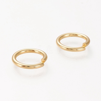 Brass Open Jump Ring KK-L006-017B-G-1