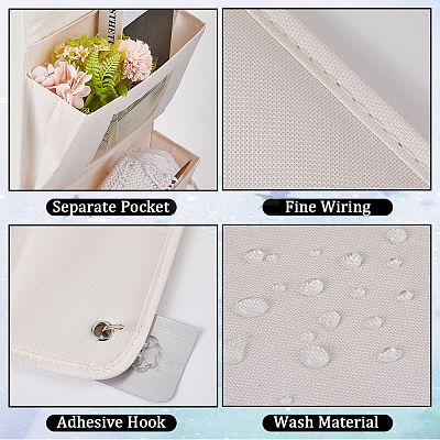 Non-woven Fabrics Mesh Hanging Jewelry Roll Storage Bags ABAG-WH200010-06B-1