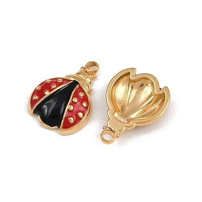 304 Stainless Steel Enamel Charms STAS-P410-39A-G-1