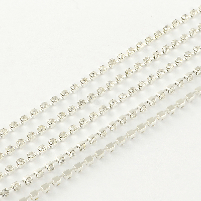 Brass Crystal Rhinestone Strass Chains CHC-R120-07-1