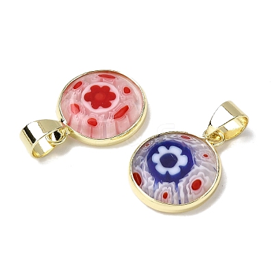 Handmade Lampwork Pendants LAMP-D002-03A-G-1