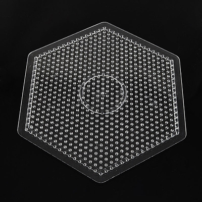 Hexagon ABC Pegboards used for 5x5mm DIY Fuse Beads X-DIY-S002-24-1
