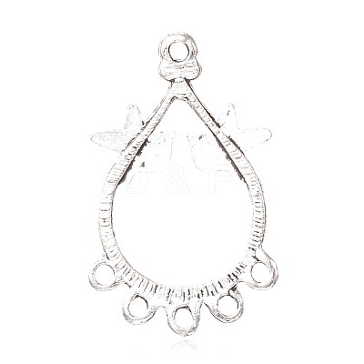 Tibetan Style Alloy Chandelier Components Links PALLOY-K209-02A-AS-1