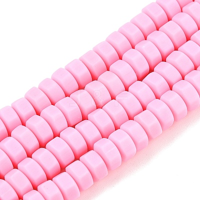 Handmade Polymer Clay Beads Strand CLAY-T021-01F-1