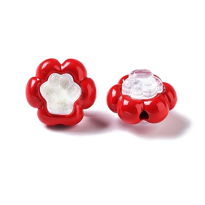 Spray Painted Alloy Bead PALLOY-H134-25-1