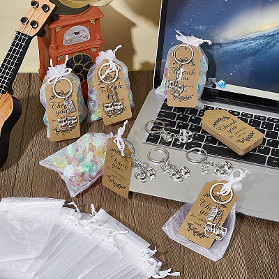 40Pcs Alloy Keychains KEYC-DR0001-18-1