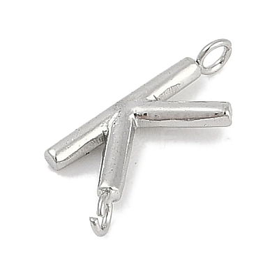 304 Stainless Steel Letter Connector Charms LS-STAS-M108-01P-11-1