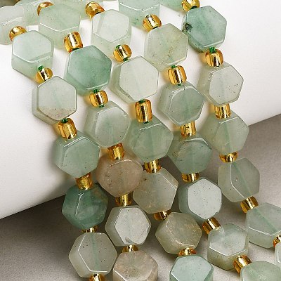 Natural Green Aventurine Beads Strands G-F833-B02-01-1