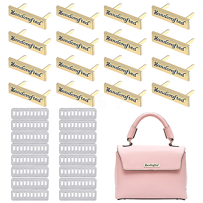 16 Sets Alloy Handcrafted Label DIY-PH0035-74G-1