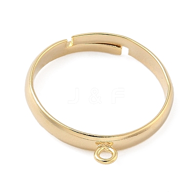 Adjustable Brass Finger Ring Trays for Hanging Pendant KK-K414-03A-G-1