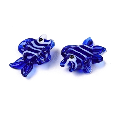 Handmade Lampwork Beads Strands LAMP-N024-35B-1