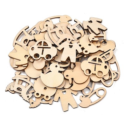 Unfinished Wooden Cutouts WD-CBACC5B-11-1