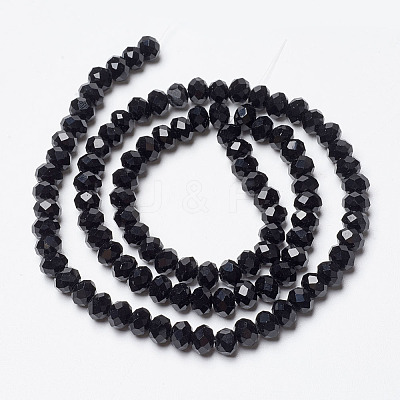 Opaque Solid Color Imitation Jade Glass Beads Strands EGLA-A044-P1mm-D18-1