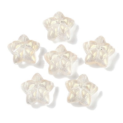 Transparent Spray Paint Glass Beads X1-GLAA-H035-02E-1