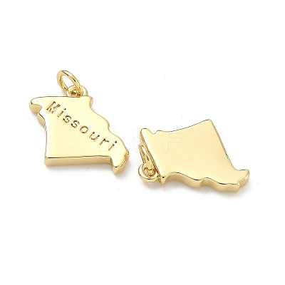 Brass Pendants KK-D229-22V-G-1