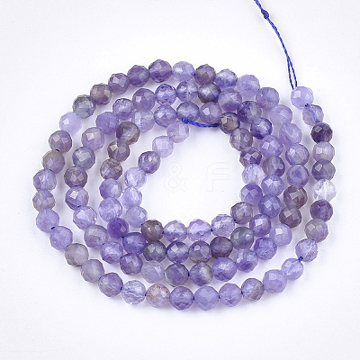 Natural Amethyst Beads Strands G-T108-35-1