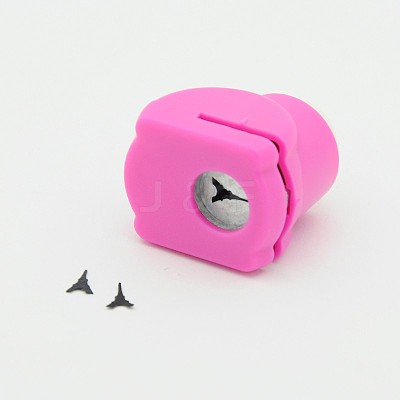 Mini Plastic Craft Punch Sets for Scrapbooking & Paper Crafts AJEW-F003-02-1