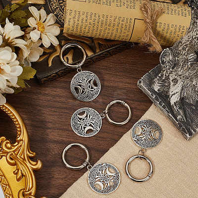4Pcs Alloy Shoe Charms HJEW-CP00011-1