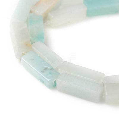 Natural Flower Amazonite Beads Strands G-G837-08-1