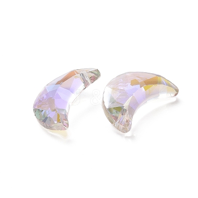 Electroplate Transparent Glass Pendants GLAA-A008-10E-1