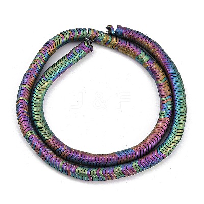 Electroplated Synthetic Non-magnetic Hematite Beads Strands G-H020-M01-23-1