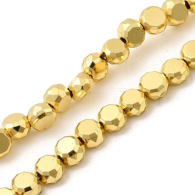 Electroplate Glass Beads Strands EGLA-F166-04A-1