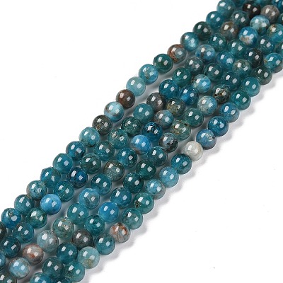 Natural Apatite Beads Strands X-G-D856-01-4mm-1