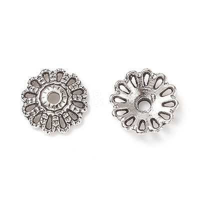 Tibetan Style Bead Caps TIBE-PH0001-21AS-RS-1