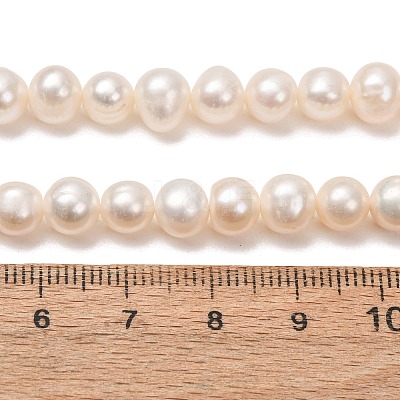 Natural Cultured Freshwater Pearl Beads Strands PA-CBABE82-15E-1