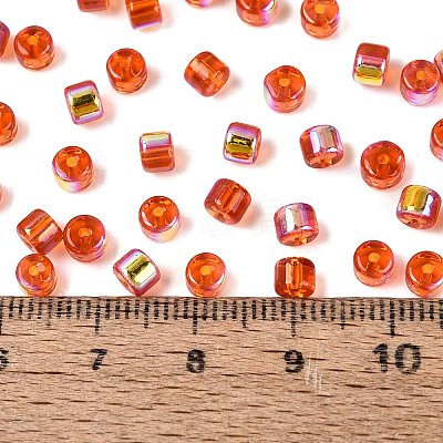 FGB Transparent Colours Glass Seed Beads SEED-Q040-07A-B04-1