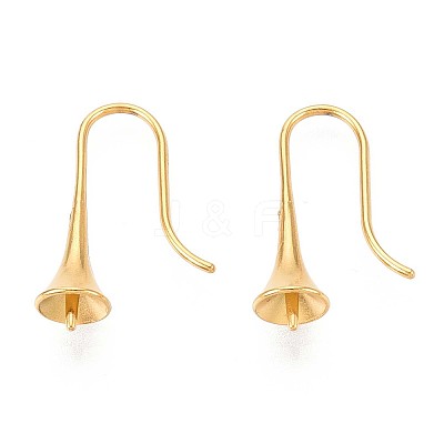 Ion Plating(IP) 304 Stainless Steel Earring Hooks STAS-N108-30G-1