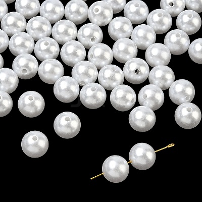 Imitated Pearl Acrylic Beads PACR-12D-1-1