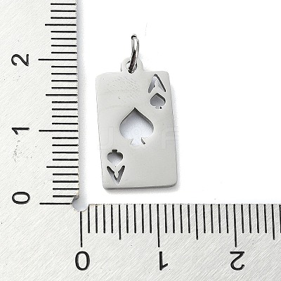 Non-Tarnish 304 Stainless Steel Pendants LS-STAS-C097-65P-1