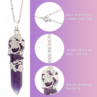 DIY Gemstone Necklace Making Kit DIY-SC0019-15-1