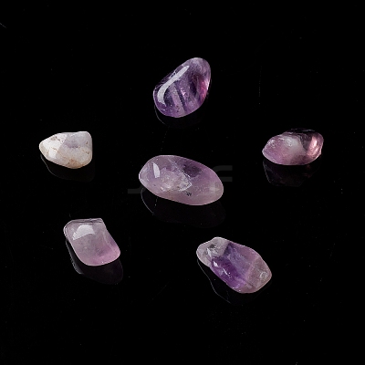 Natural Amethyst Chip Beads X-G-M364-12B-1
