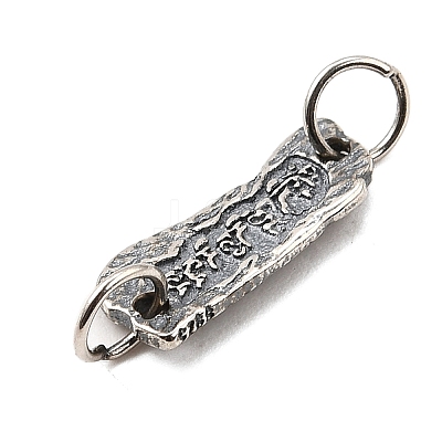 S925 Sterling Silver Connector Charms STER-Q006-03AS-1