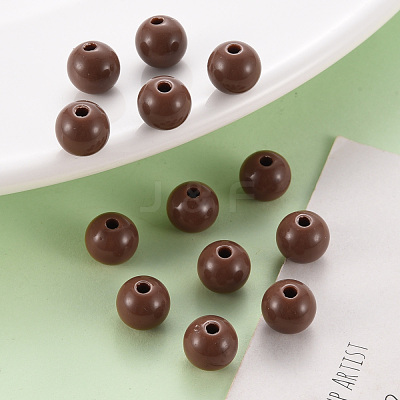 Opaque Acrylic Beads X-MACR-S370-C8mm-A17-1