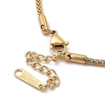 Ion Plating(IP) 304 Stainless Steel Satellite Chain Bracelet for Women X-BJEW-G667-11G-1
