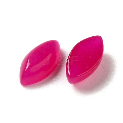 Natural White Jade Dyed Cabochons G-F772-01B-16-1