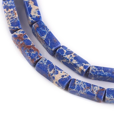 Synthetic Imperial Jasper Bead Strands G-E508-02D-1