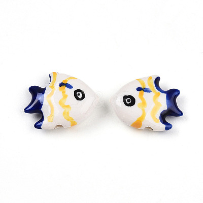 Handmade Porcelain Beads PORC-N009-08C-1