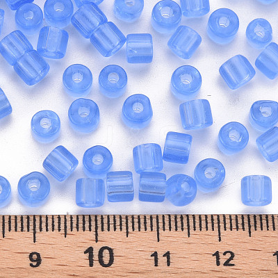 Transparent Glass Bugle Beads SEED-S050-C-001-1
