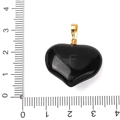 Natural Obsidian Pendants G-B188-02G-05-1