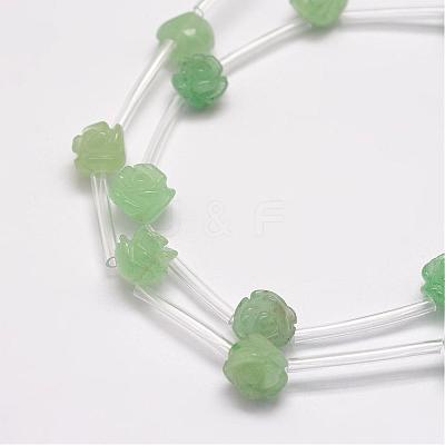 Natural Green Aventurine Scattered Beads G-O156-B-03C-1